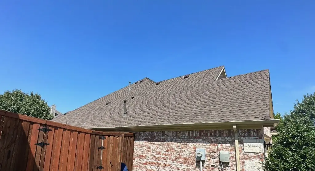 Completed roof replacement project in Hillcrest
