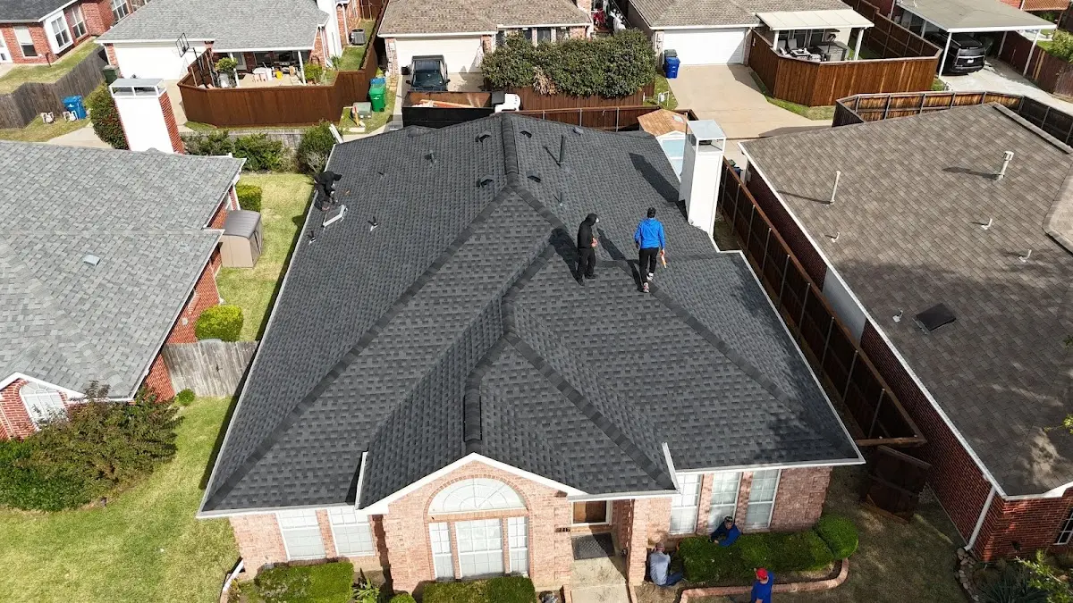 Slate & Tile Roof Repair work in progress on a Hillcrest property